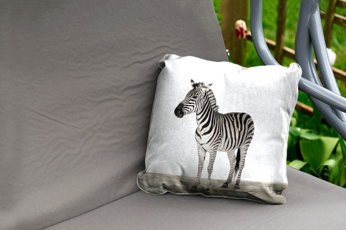 Dekokissen MuchoWow Dekokissenbezug, Zebra Kissenbezüge, Tiere Kissenhülle, - Dekokissen, Jungen, Mädchen - - Kinder Outdoor -