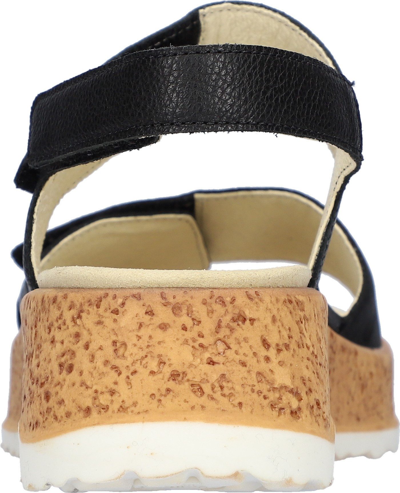 Waldläufer H-LIBBY Plateausandale Sommerschuh, Sandalette, Bequemschuh mit Klettverschlüsse, H-Weite