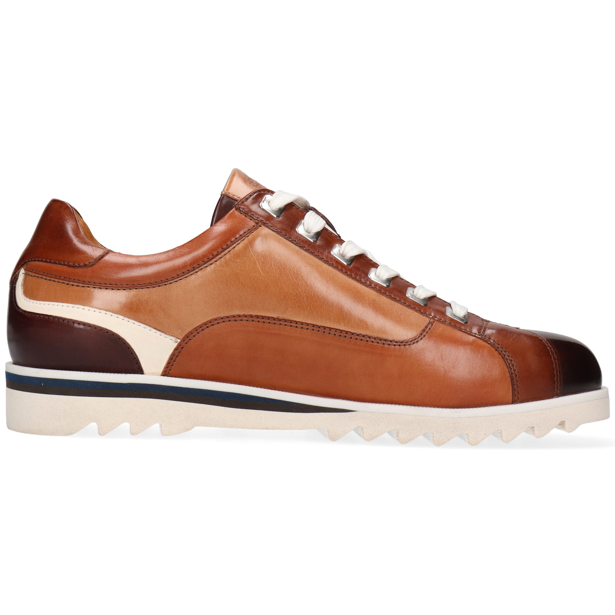 Melvin & Hamilton Hadrian 12 Leder-Sneakers für Herren Sneaker Plateausohlen, Echtes Leder, Herausnehmbare Innensohle