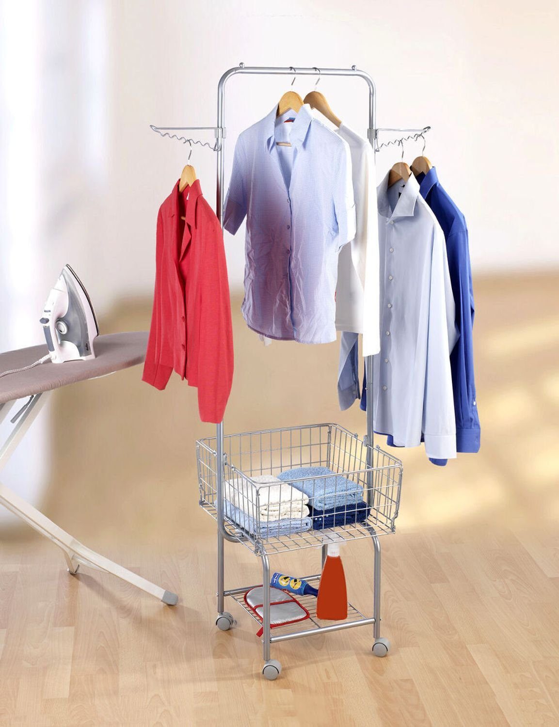 WENKO Kleiderbügel Wenko Bügel Butler Kleiderbügel Kleiderständer Kleiderbu günstig online kaufen