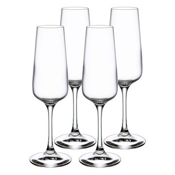 Villeroy & Boch Champagnerglas Ovid Champagnergläser 250 ml 4er Set, Glas