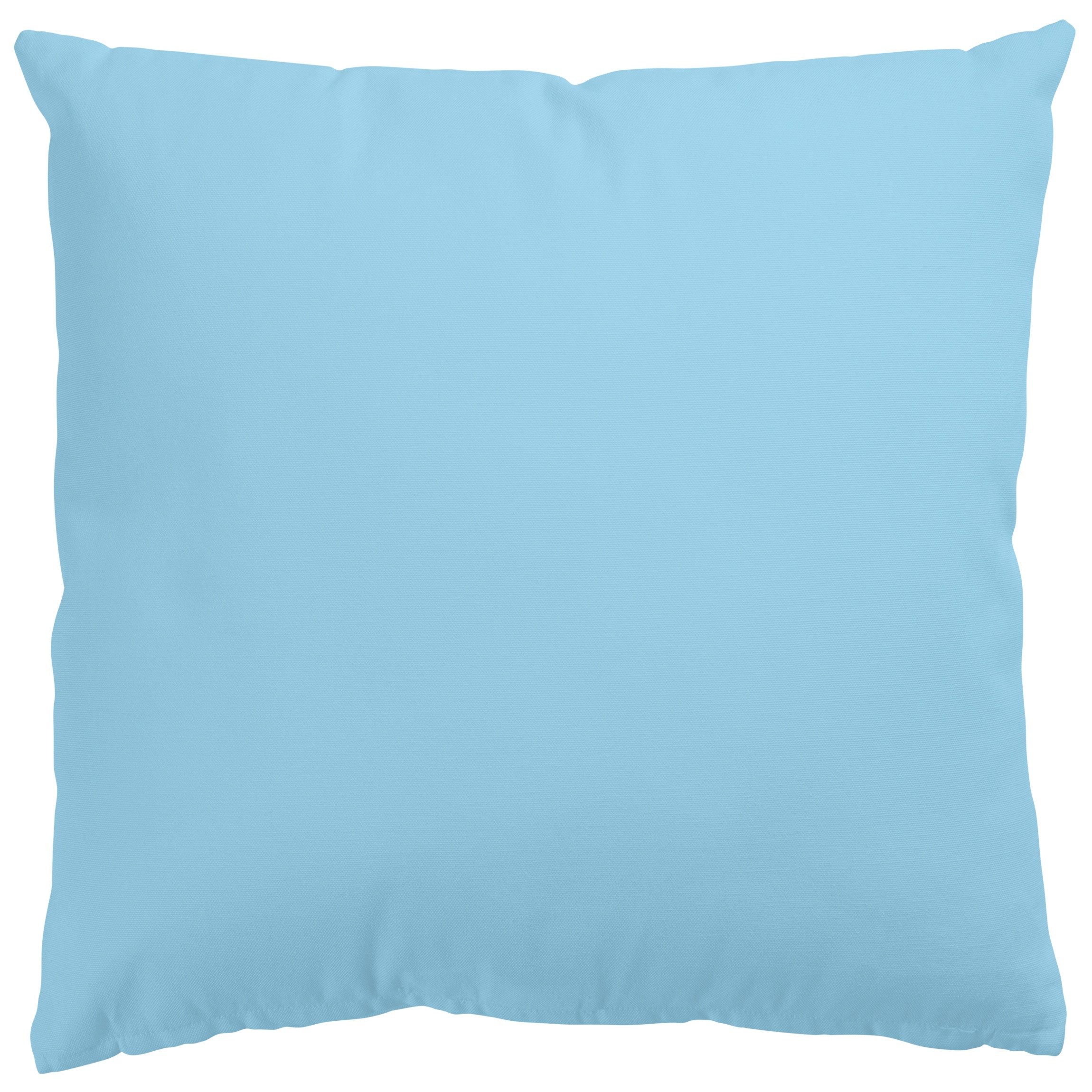 Bilderdepot24 Dekokissen drinnen Kissenhülle/ Sofakissen/ Zierkissen blau mit Motiv Unifarben, Bezug mit / ohne Füllung Zierkissen Outdoor Sofa Bett