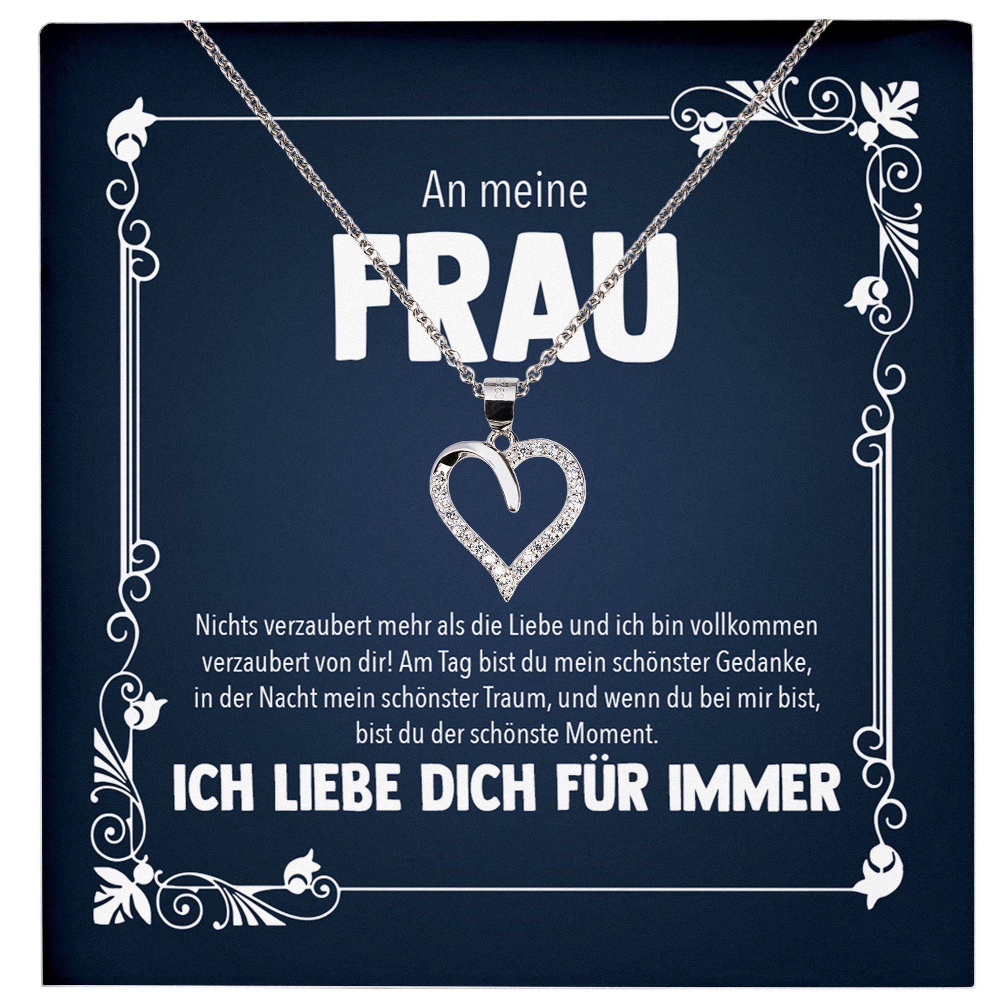 Schmuckset Hochzeitstag Geschenk Ehefrau Schmuck Valentinstag Halskette Geburtsta