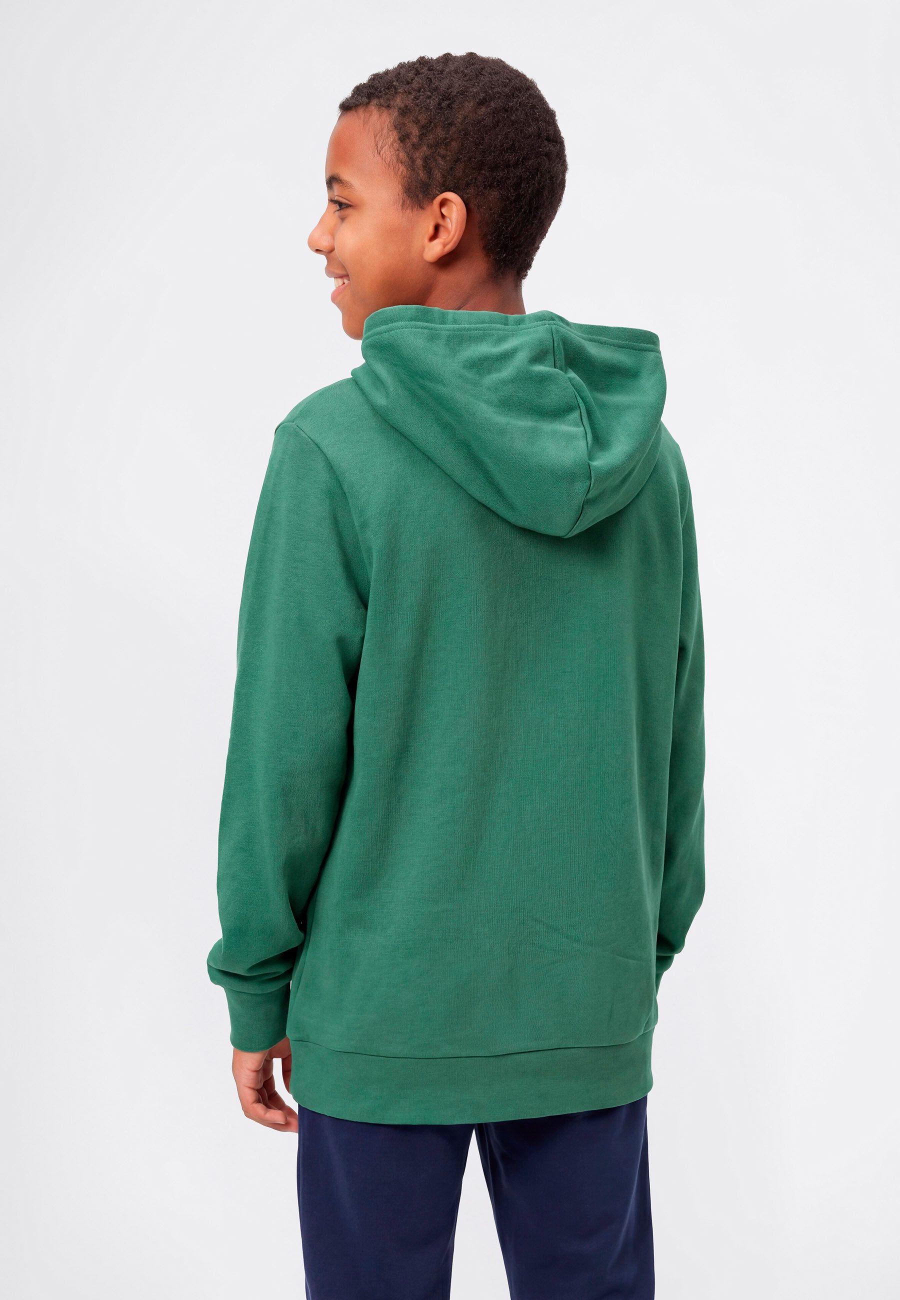 Champion Kapuzensweatshirt ICONS CONTRAST Terry Hoodie mit Kapuze, Langarm, aus Baumwolle und Polyester, gerader Abschluss