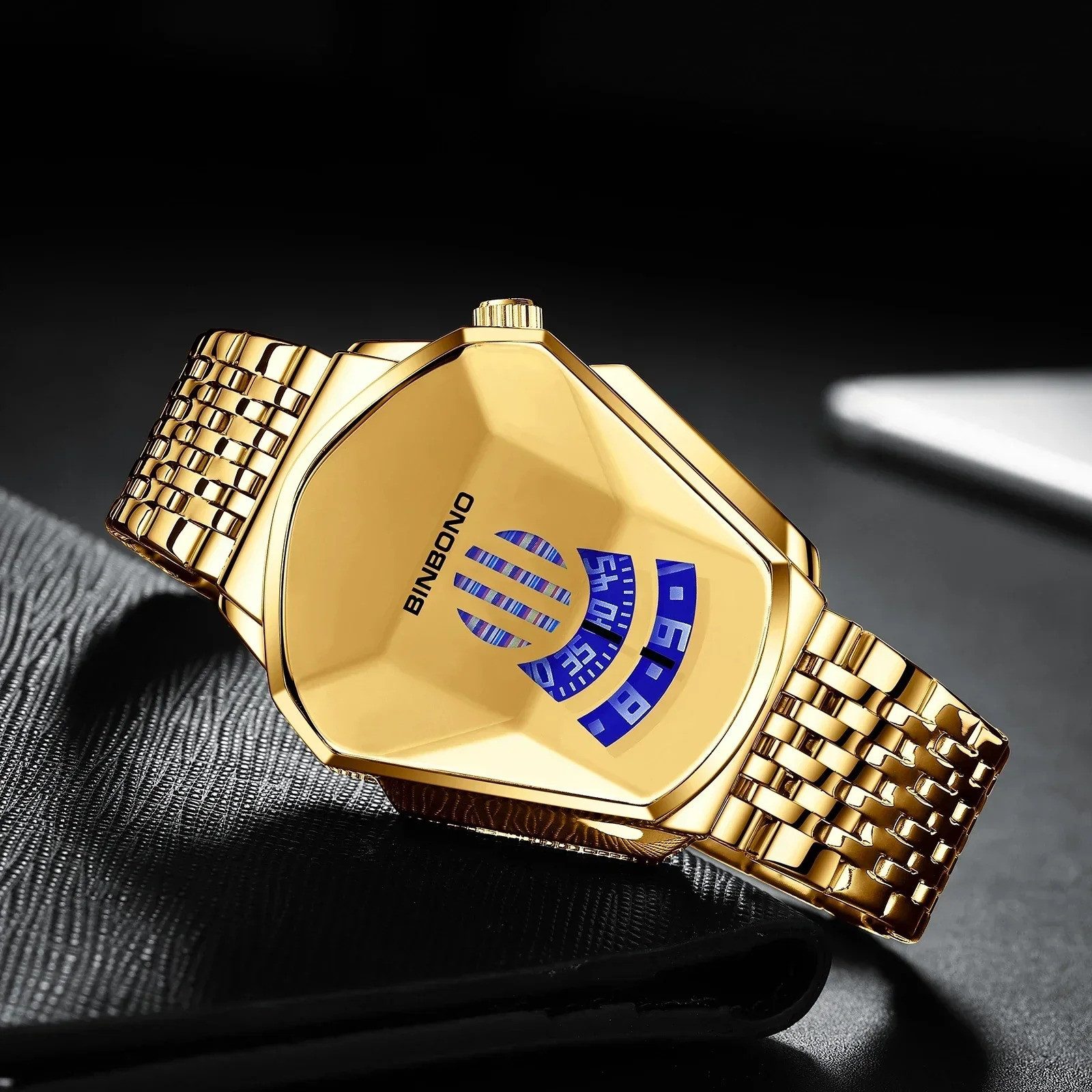Athlix Quarzuhr Armbanduhr Herren Edelstahl Herrenuhr Analog Wasserdicht Uhr, Wasserdicht bis 3 BAR, Präzises Quarz-Uhrwerk