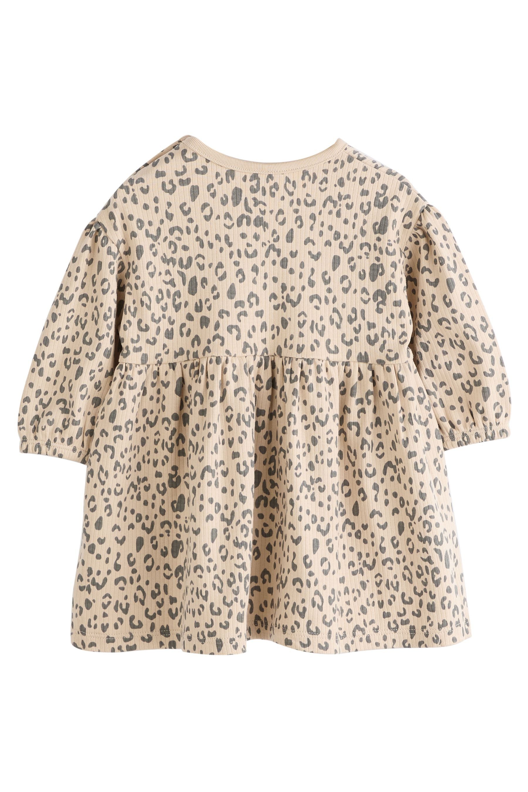 Next Kleid & Leggings Baby Jersey-Kleid mit Strumpfhose (2-tlg)