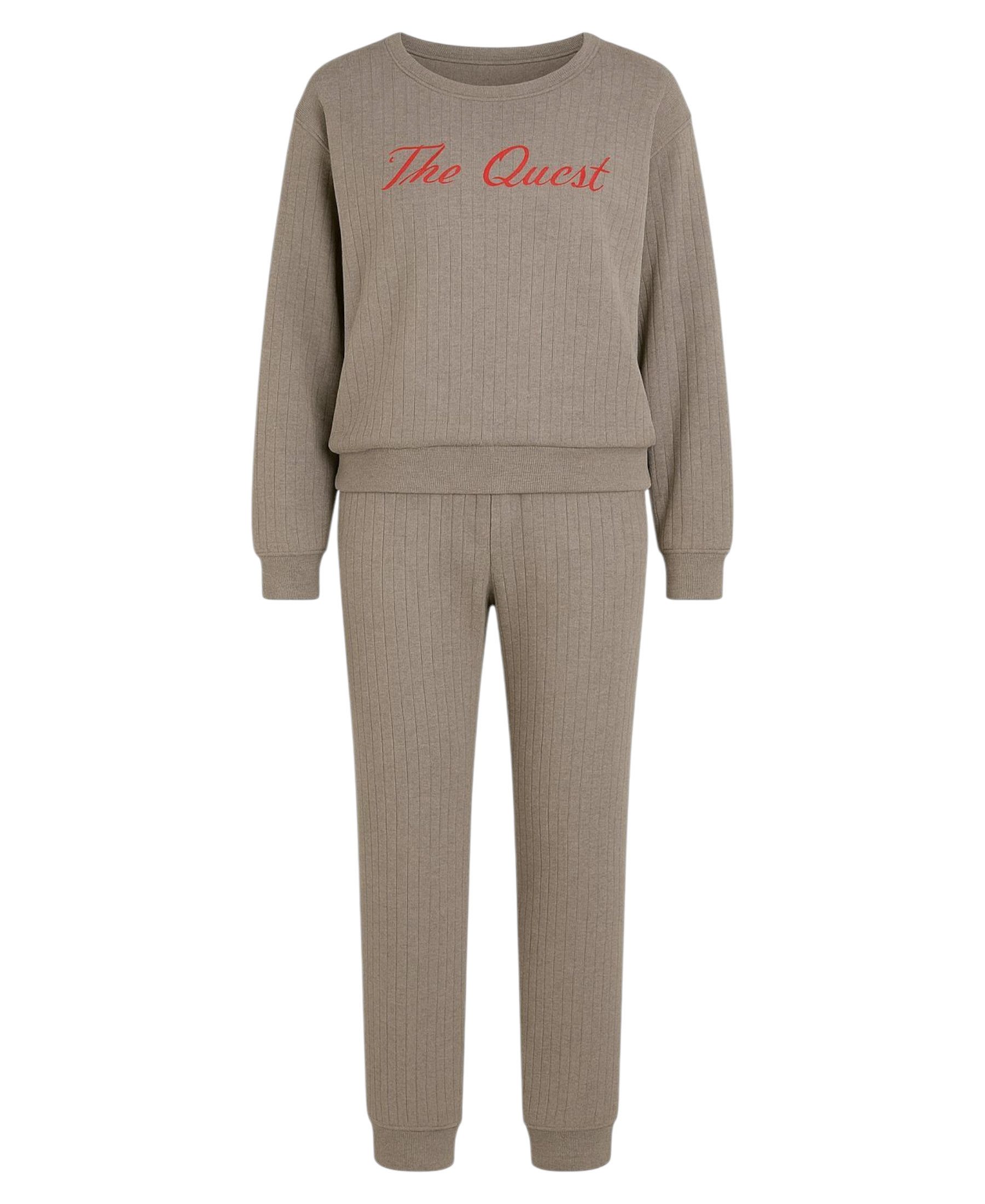 fashionshowcase Hausanzug Hausanzug Damen Pyjama Set aus 100 % Baumwolle – Weich, Bequem