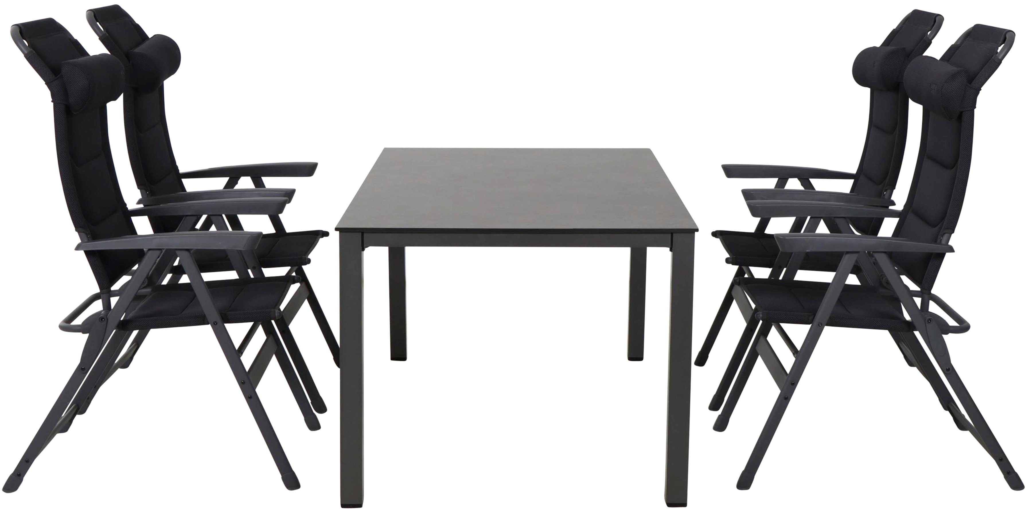 Siena Garden Garten-Essgruppe Premium, (5-tlg)