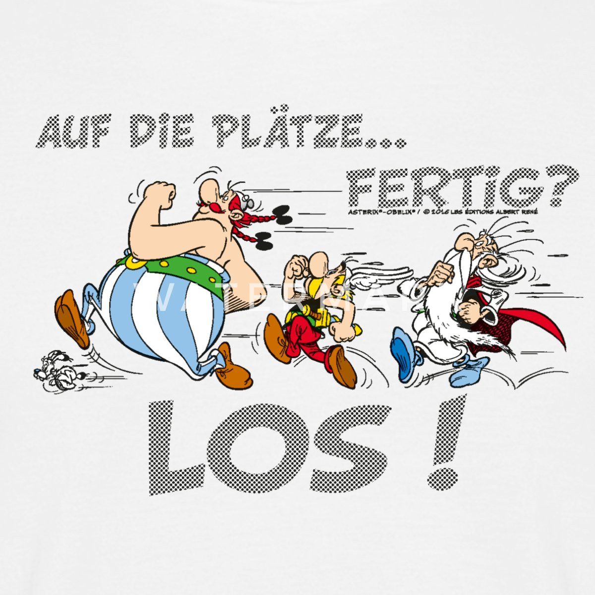 Spreadshirt T-Shirt Asterix und Obelix Sport Spruch Männer T-Shirt (1-tlg)
