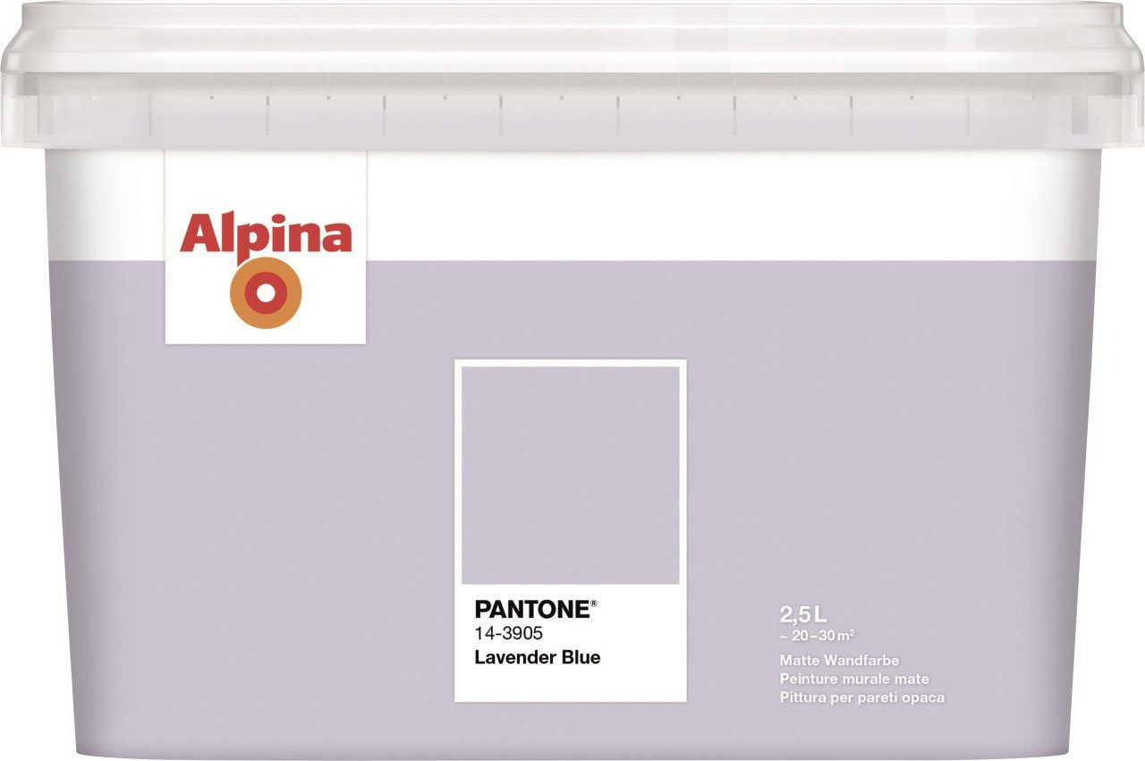 Alpina Wandfarbe Alpina Wandfarbe Pantone matt lavender blue 2,5 L – Bild 2 von 3
