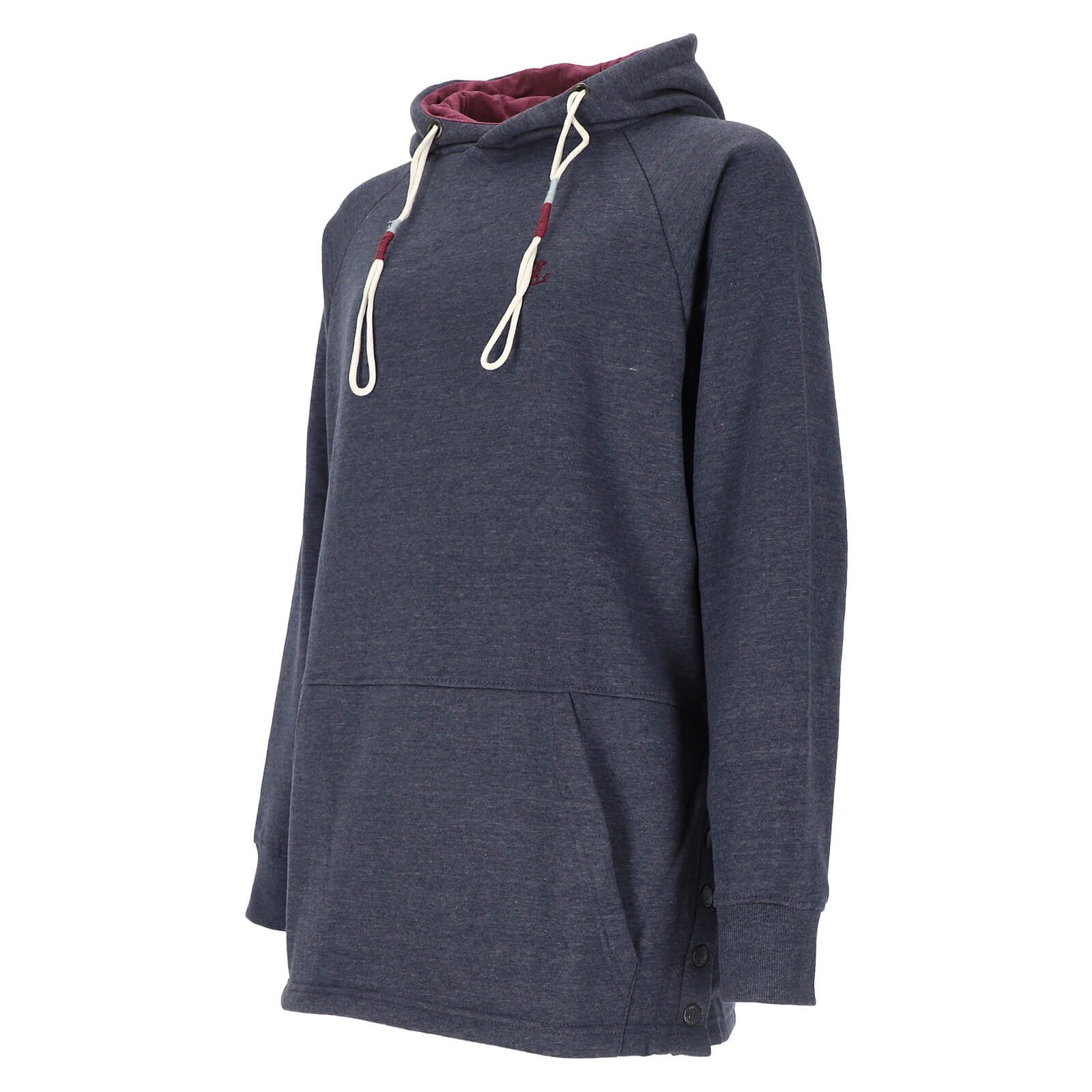 Leitfeuer Kapuzenpullover Damen Sweatpullover Melange-Optik - günstig online kaufen