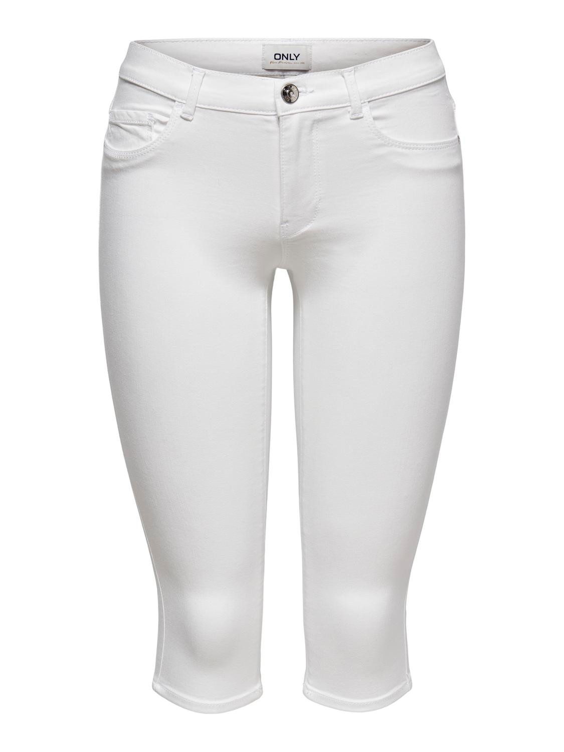 ONLY Caprijeans ONLRAIN – Skinny Fit mit mittlerer Leibhöhe für moderne Silhouette skinny fit, Denim/Jeans, Viskosemischung, unifarben, pflegeleicht – Bild 5 von 5
