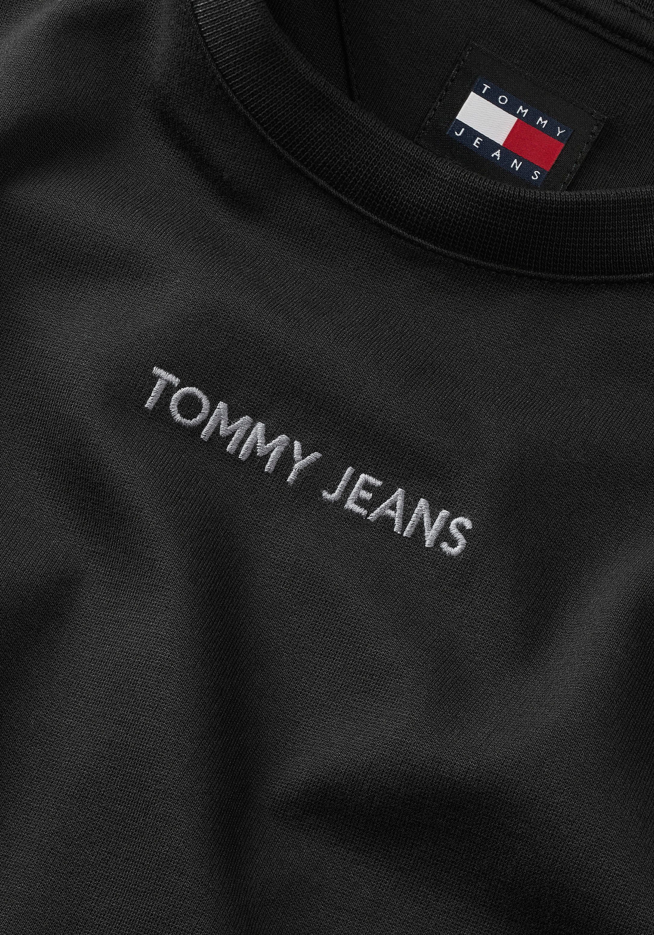 Tommy Jeans Curve Jerseykleid CLASSIC Logostickerei BDYCN EXT TJW MIDI SMALL mit