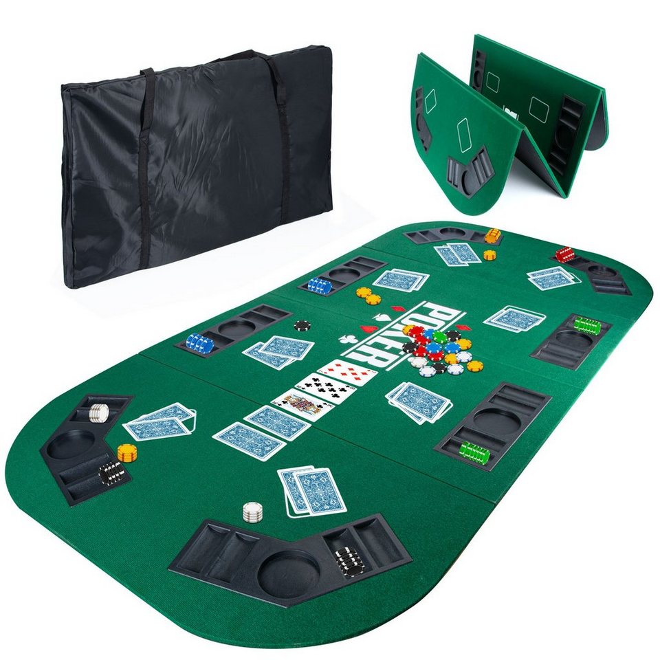 Goods+Gadgets Spiel, Poker-Tisch-Auflage Faltbare Poker Spielfeld