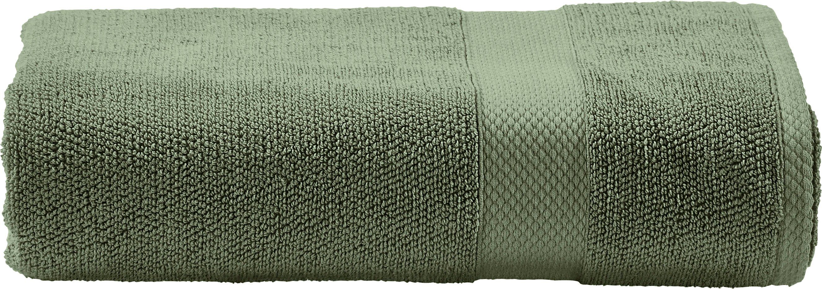 done.® Badetücher Deluxe, Zwirnfrottee (1-St), 1-tlg., Uni Farben, aus hochwertigem Zwirnfrottier