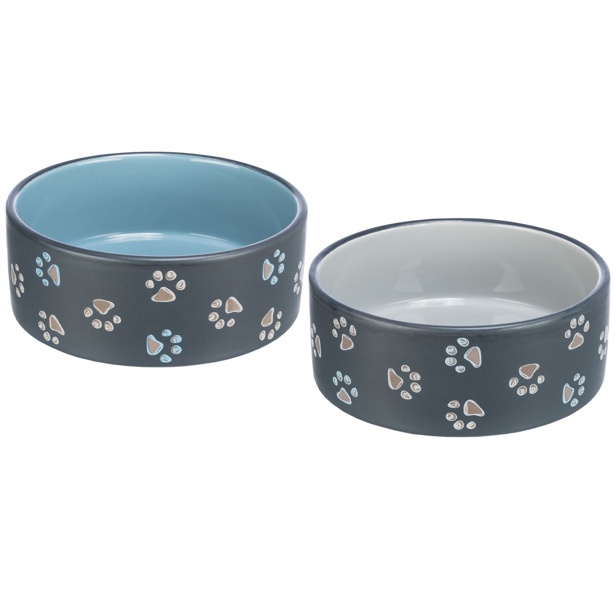 Napf-Set Hundenapf Jimmy - als Set - blau grau