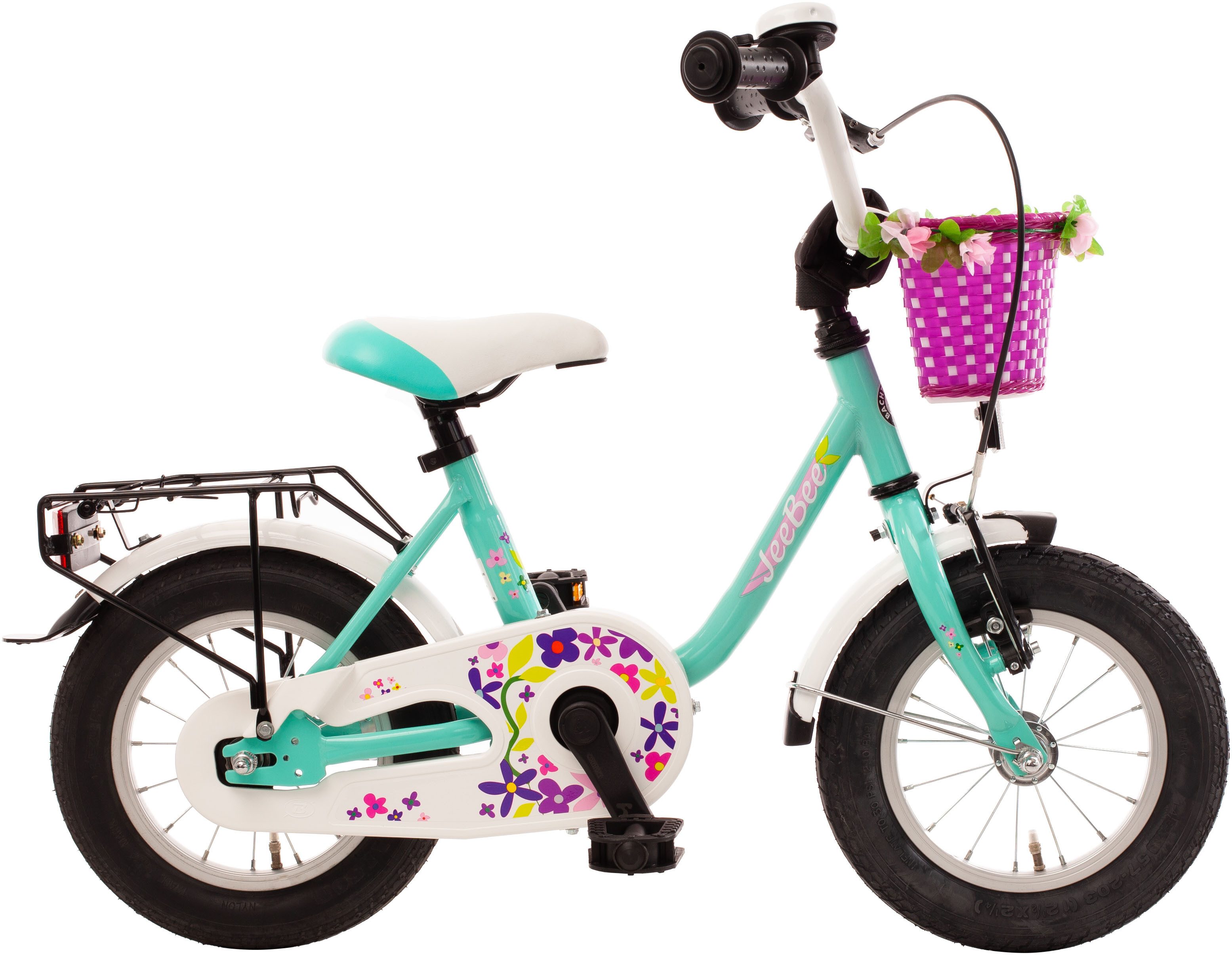 Bachtenkirch Kinderfahrrad "Jee Bee" türkis, 1 Gang, ohne Schaltung