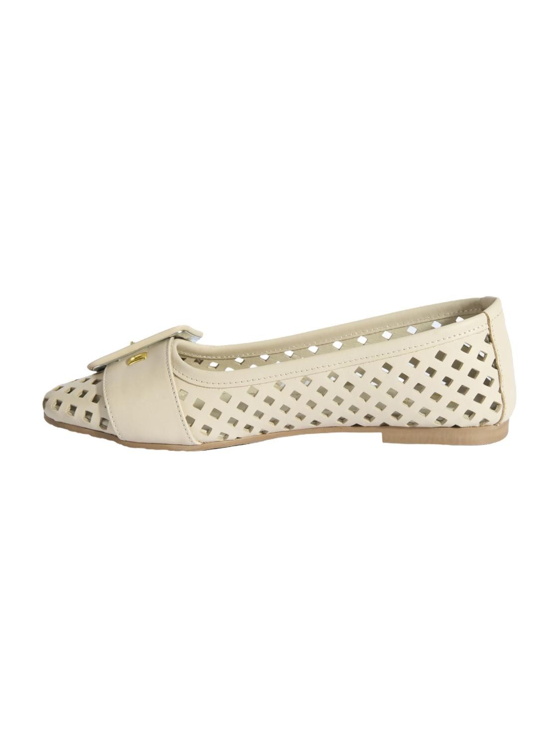 Desa Damen-Ballerinas aus Leder – Atmungsaktives Design mit flachem Absatz Ballettschuh