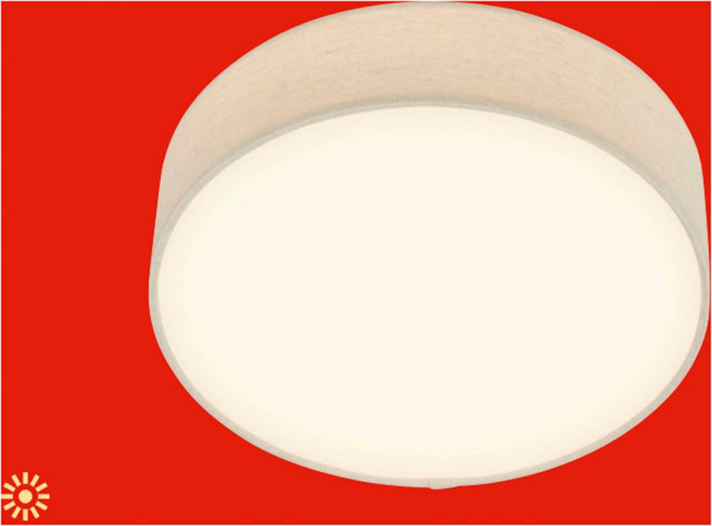 Briloner Leuchten LED Deckenleuchte DUCK, LED fest integriert, 30x10,5 cm, Wohnzimmer, Schlafzimmer, Flur, Küche