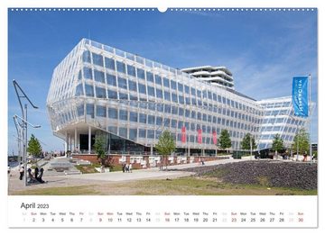 CALVENDO Wandkalender Hamburg / UK-Version (Premium-Calendar 2023 DIN A2 Landscape)