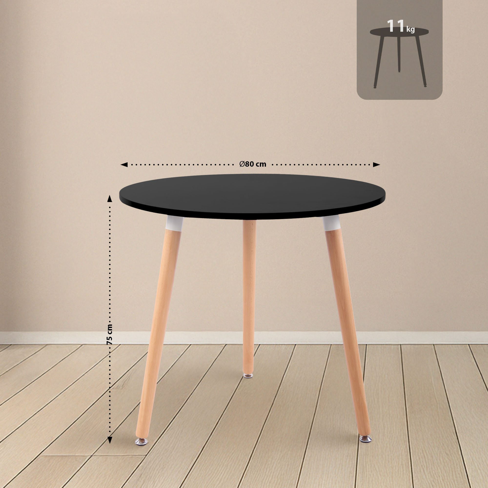 CLP Essgruppe Lansgar, 1 Tisch (80 günstig online kaufen