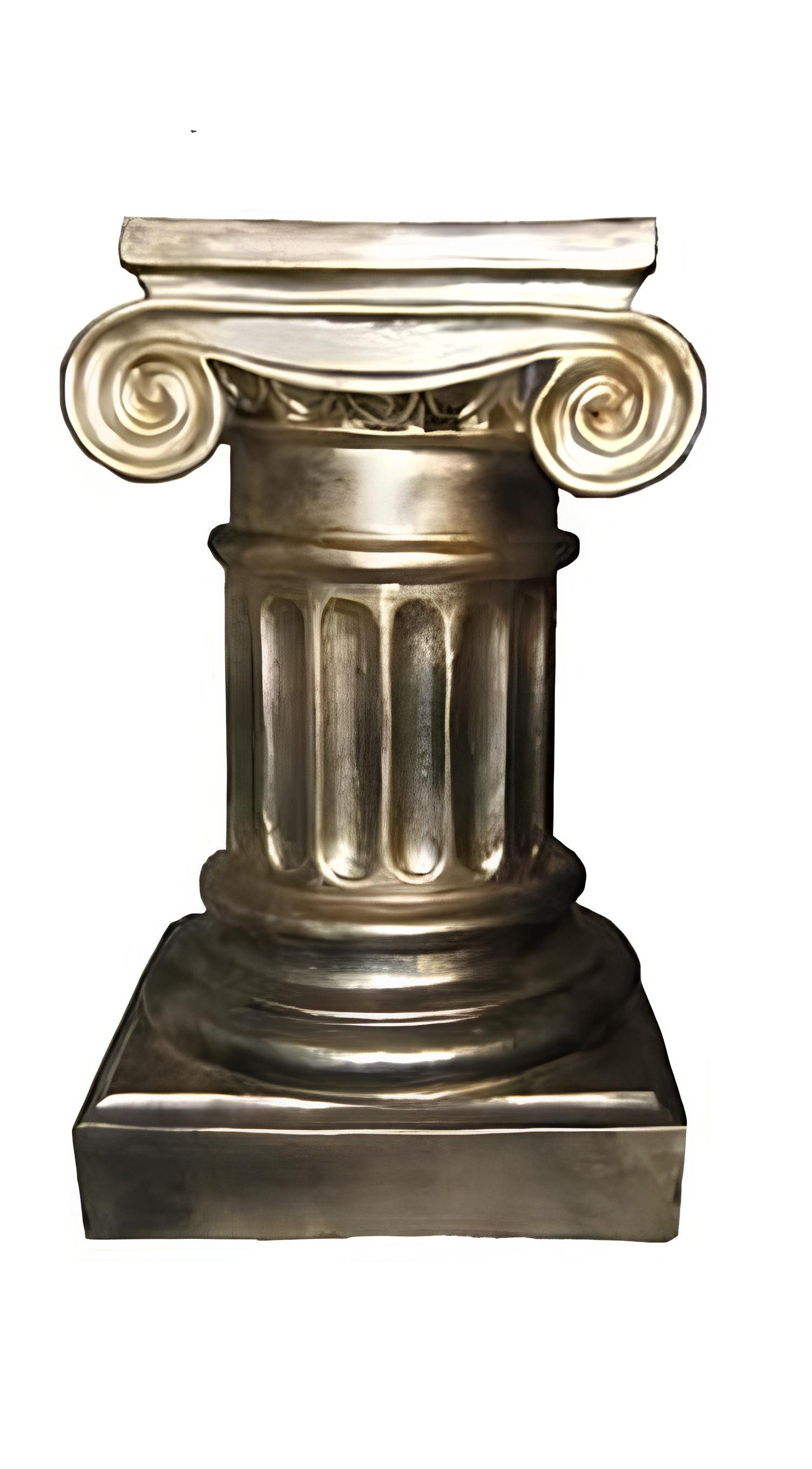 Xlmoebel Dekosäule Deko Figur Statue Skulptur 59 cm Figuren Säulen Ständer (C10), Made in Europa