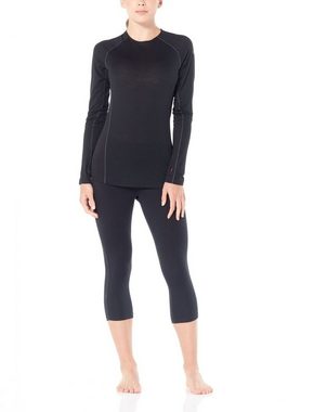 Icebreaker Lange Unterhose Wmns 200 Zone Legless Black HTHR