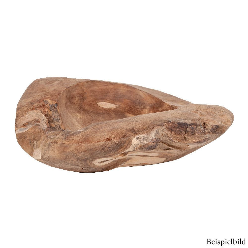 LebensWohnArt Dekoschale Schale PREMIUM BOWL Ø ca.: 40cm aus massivem Teak-Wurzelholz – Bild 4 von 5