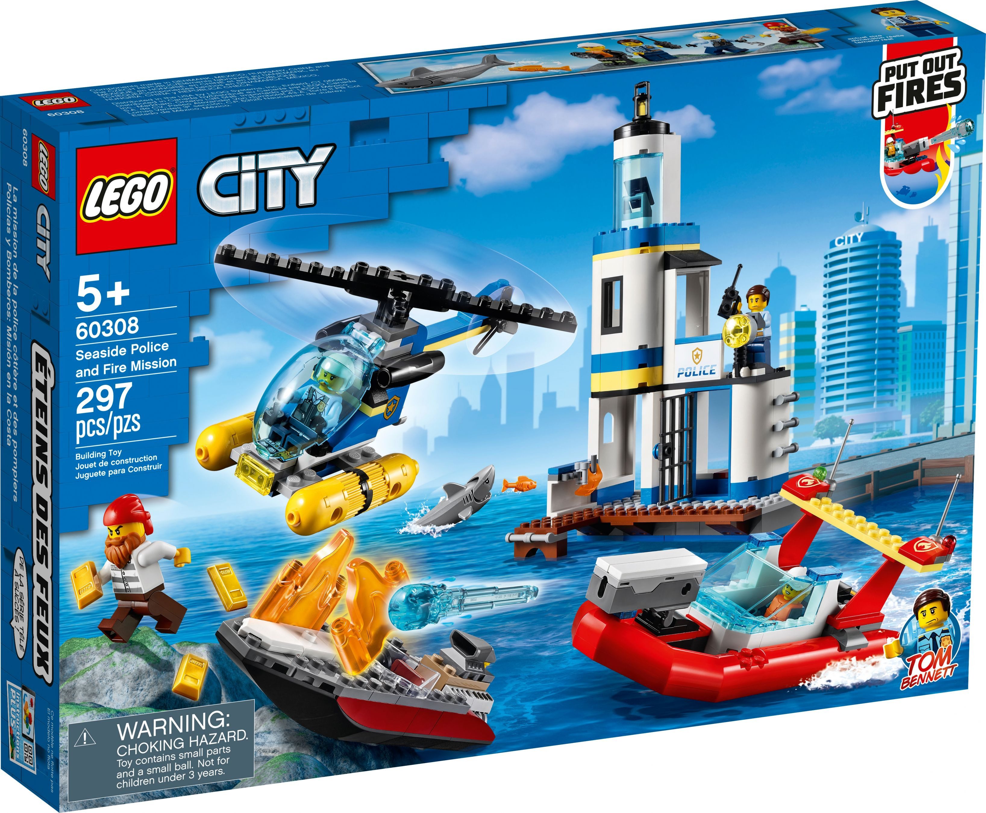 LEGO® LEGO® City 60308 Polizei und Feuerwehr im Küsteneinsatz Konstruktions günstig online kaufen
