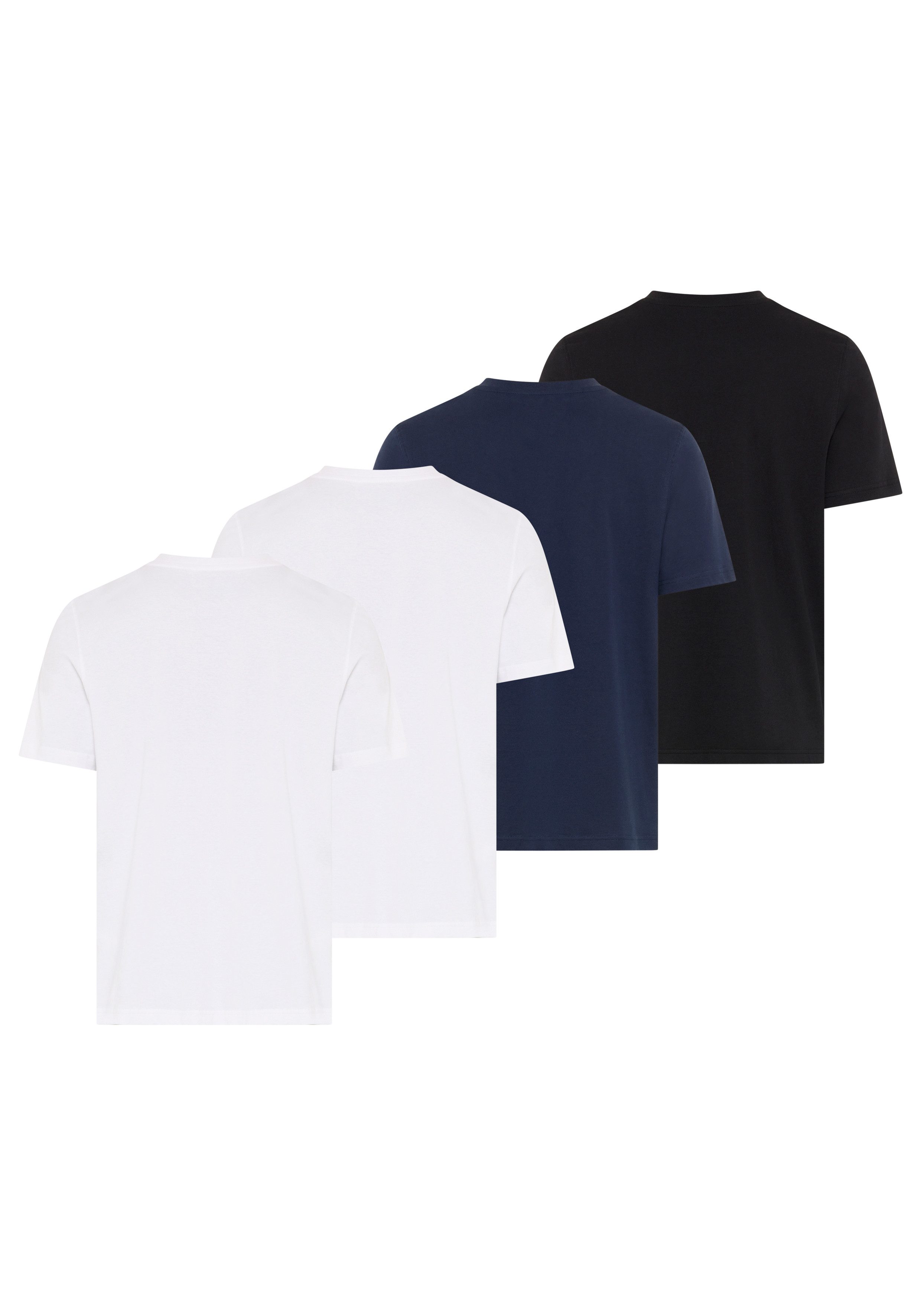 Man's World Rundhalsshirt (5er-Pack) Kurzarm, Regular Fit, unifarben, Rundhals, aus Baumwolle. € 34,99, (€ 7,00 pro 1 Stk).