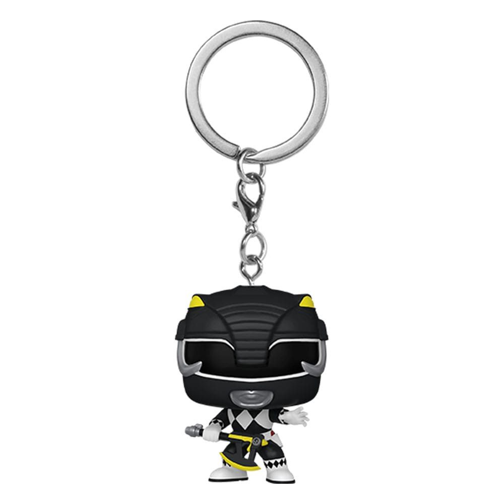 Funko Schlüsselanhänger Keychain - Power Rangers 30th - Black Ranger #72149