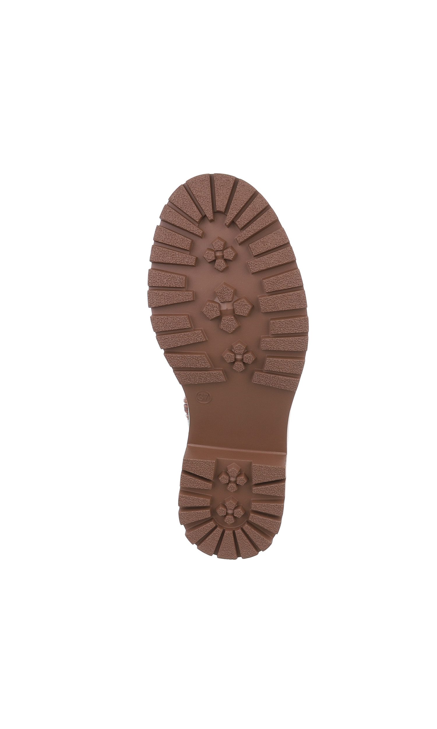 Ital-Design Damen Freizeit Plateaustiefelette (84338379) Blockabsatz Plateaustiefeletten in Camel