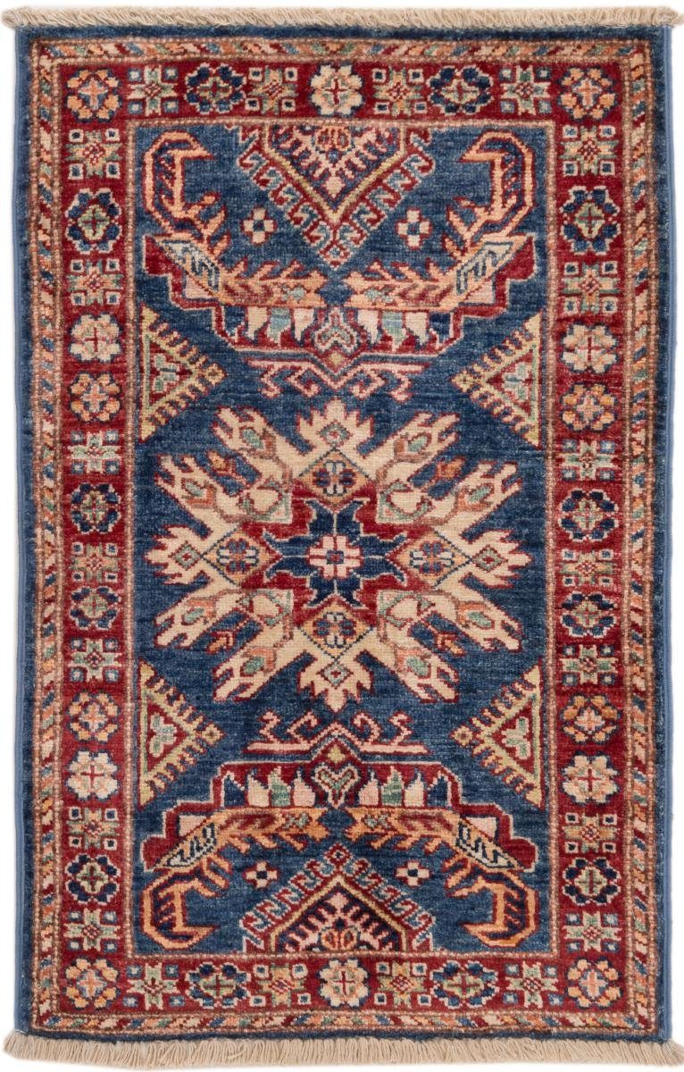 Orientteppich, Kazak Handgeknüpfter Super Trading, Orientteppich Höhe: Nain 5 rechteckig, 60x92 mm