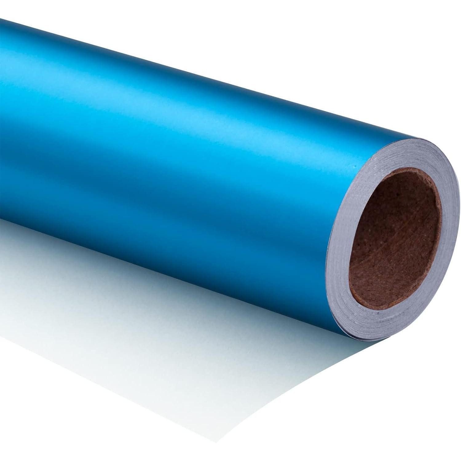 LuxusKollektion Geschenkpapier Geschenkpapier Metallic Matt Minirolle 44cm 10m H