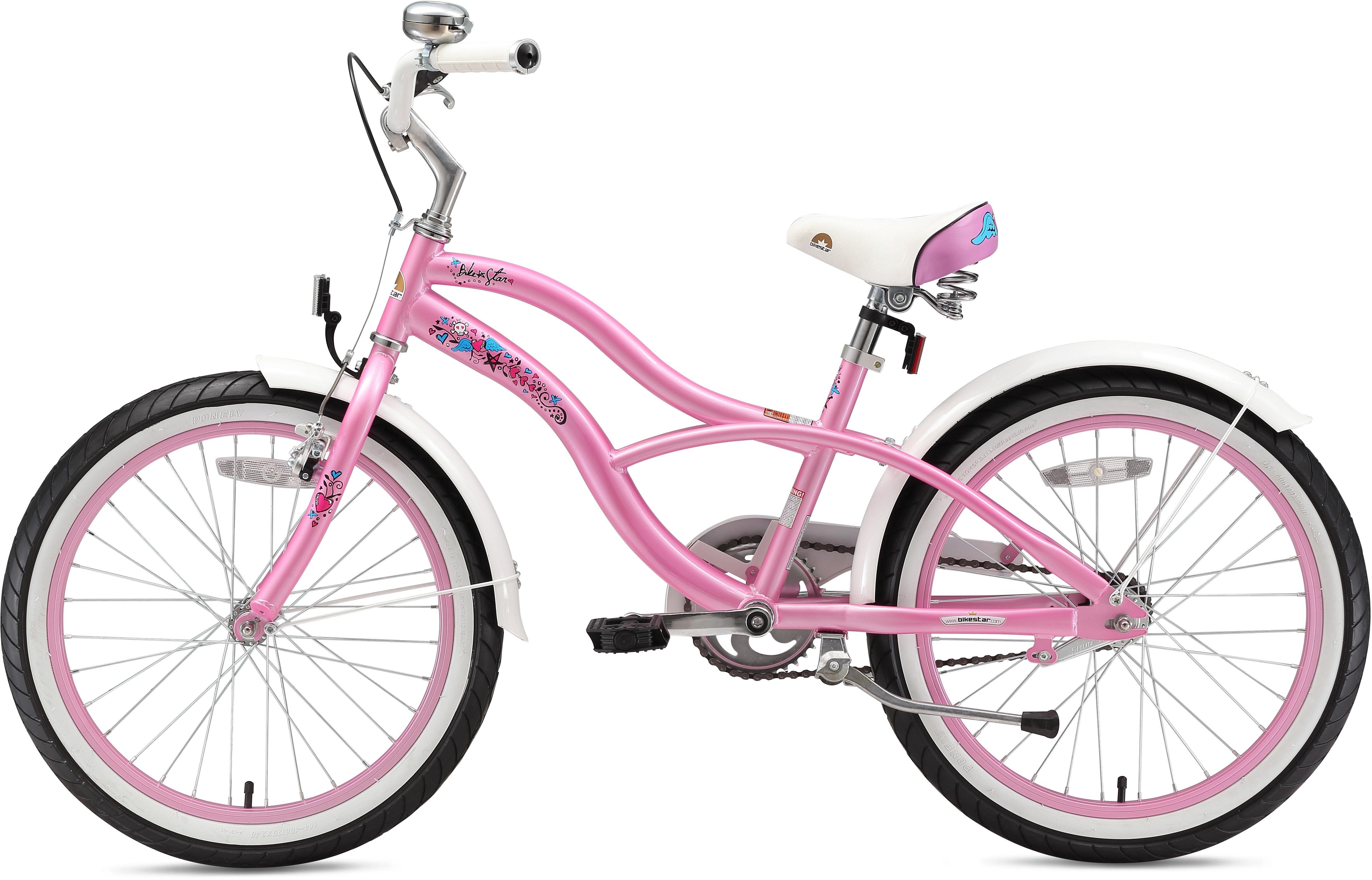 Bikestar Jugendfahrrad Cruiser, 1 Gang, für Damen