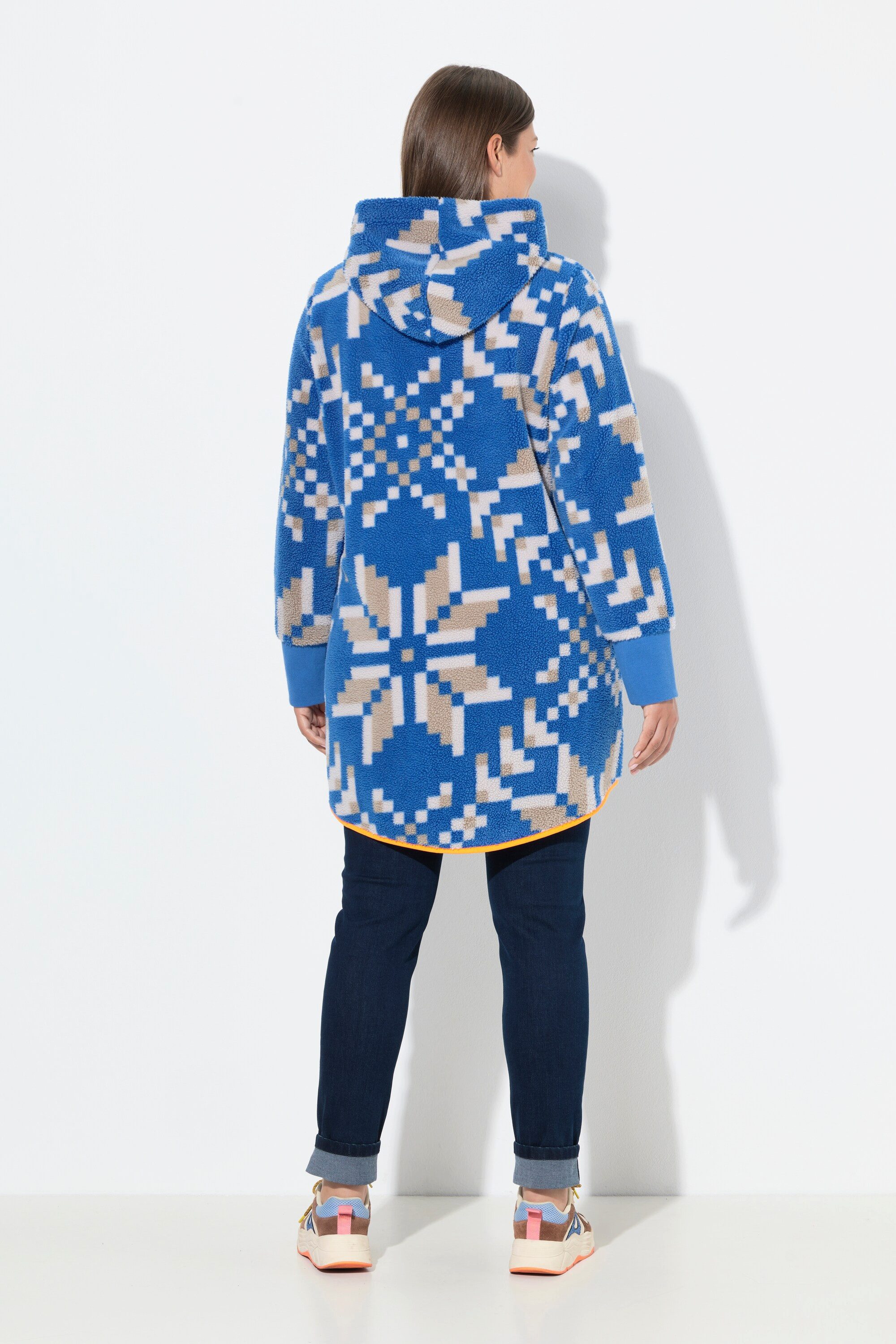 Laurasøn Sweatjacke Teddy-Sweatjacke Langarm Kapuze – Bild 3 von 4