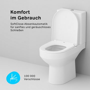 AM.PM WC-Sitz WC-Sitz Original, Premium, Absenkautomatik, Belastung der Klobrille 300 kg