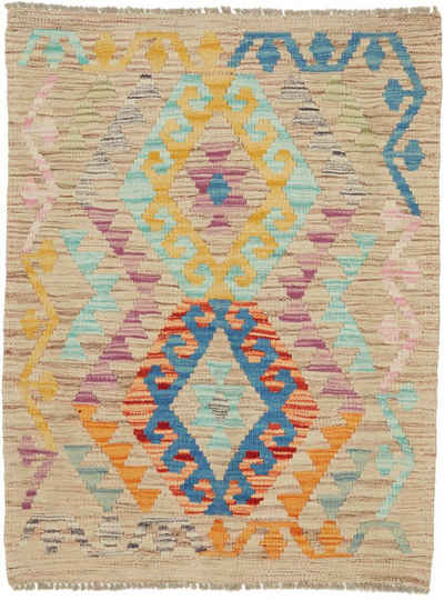 Orientteppich Kelim Afghan 69x90 Handgewebter Orientteppich, Nain Trading, rechteckig, Höhe: 3 mm