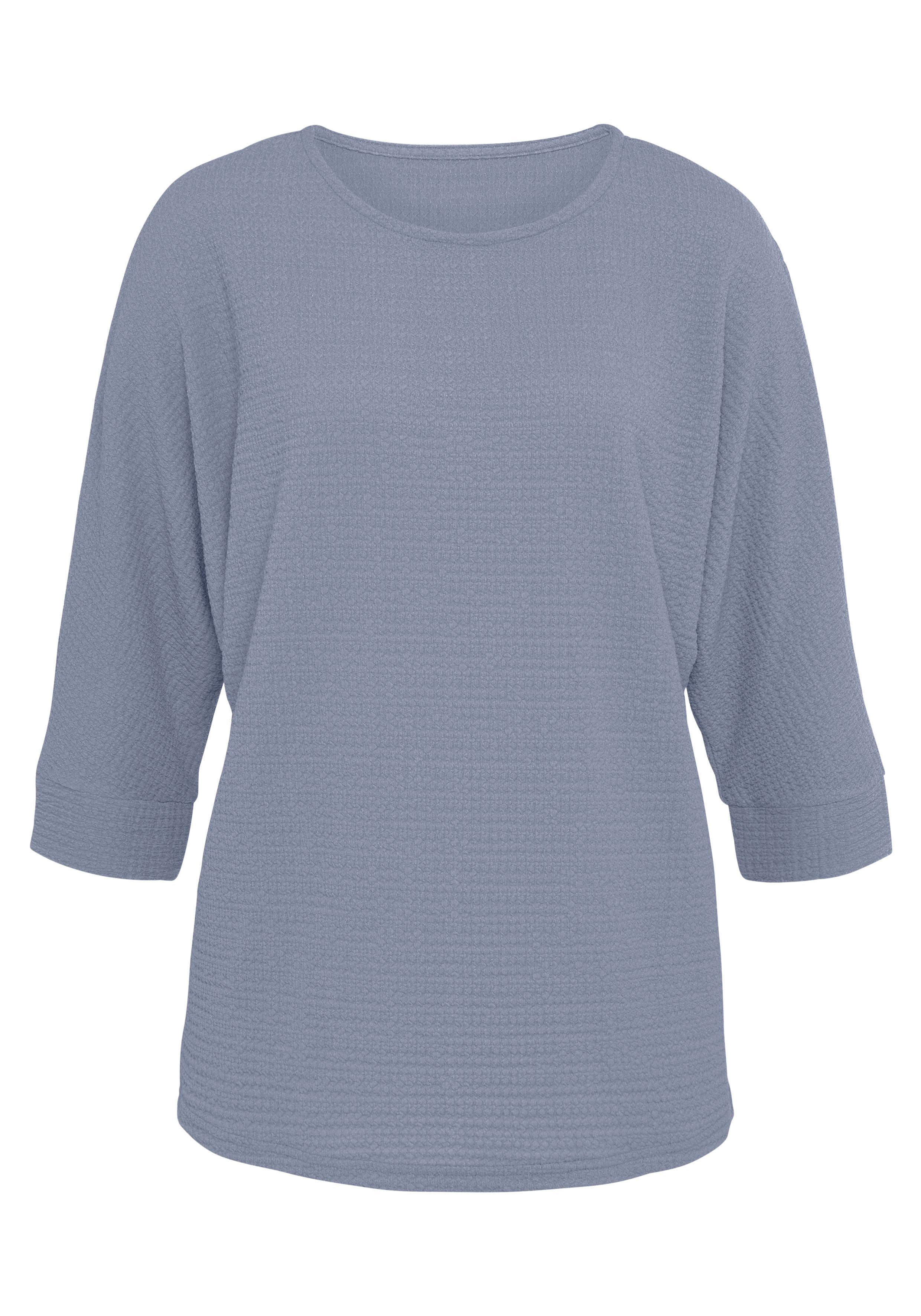 Vivance 3/4-Arm-Shirt "aus bügelfreier Crêpe-Qualität" günstig online kaufen