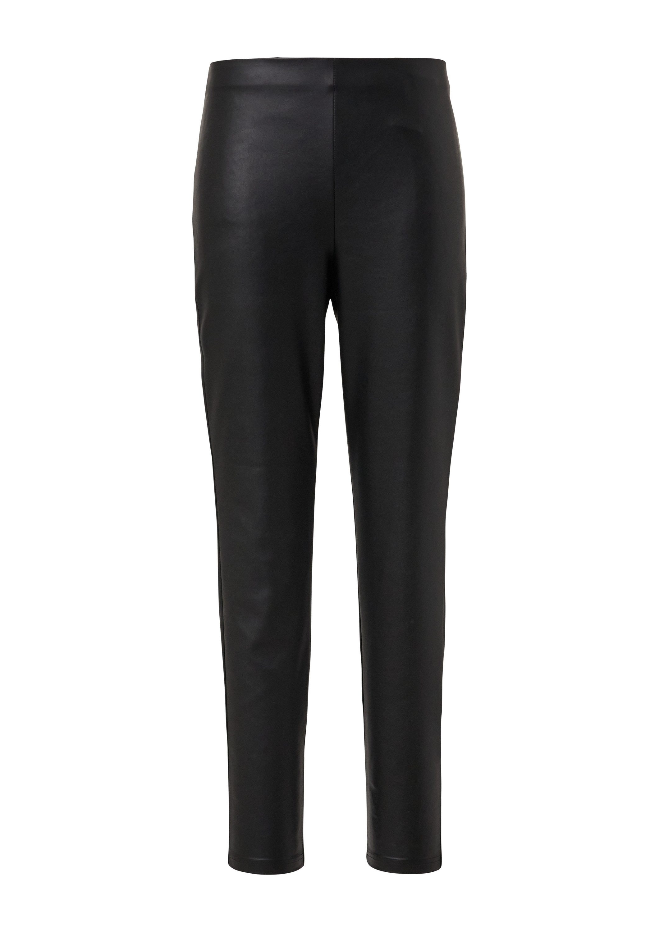 s.Oliver Chinos Hose Weiche Stretch-Leggings aus Kunstleder günstig online kaufen