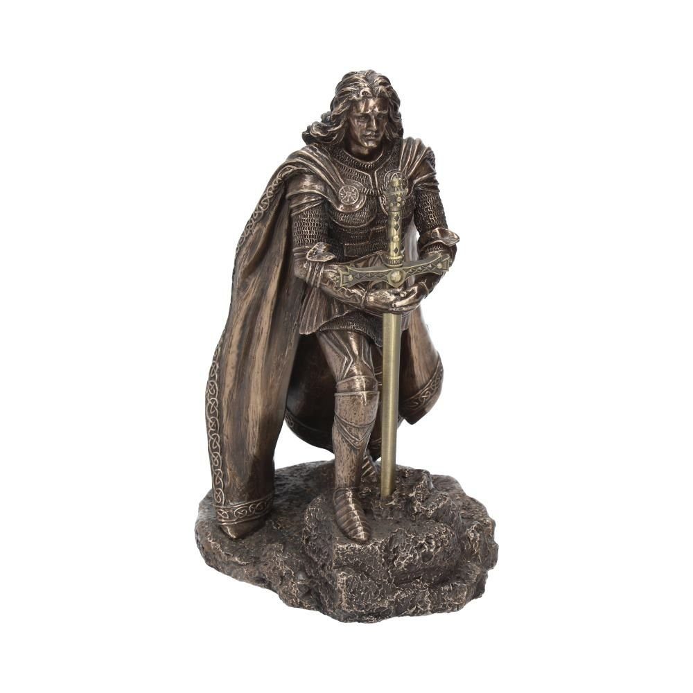 Statuette Saint Michel Archange Nemesis Now - Résine Bronze - 27.5cm - Déco Religieuse
