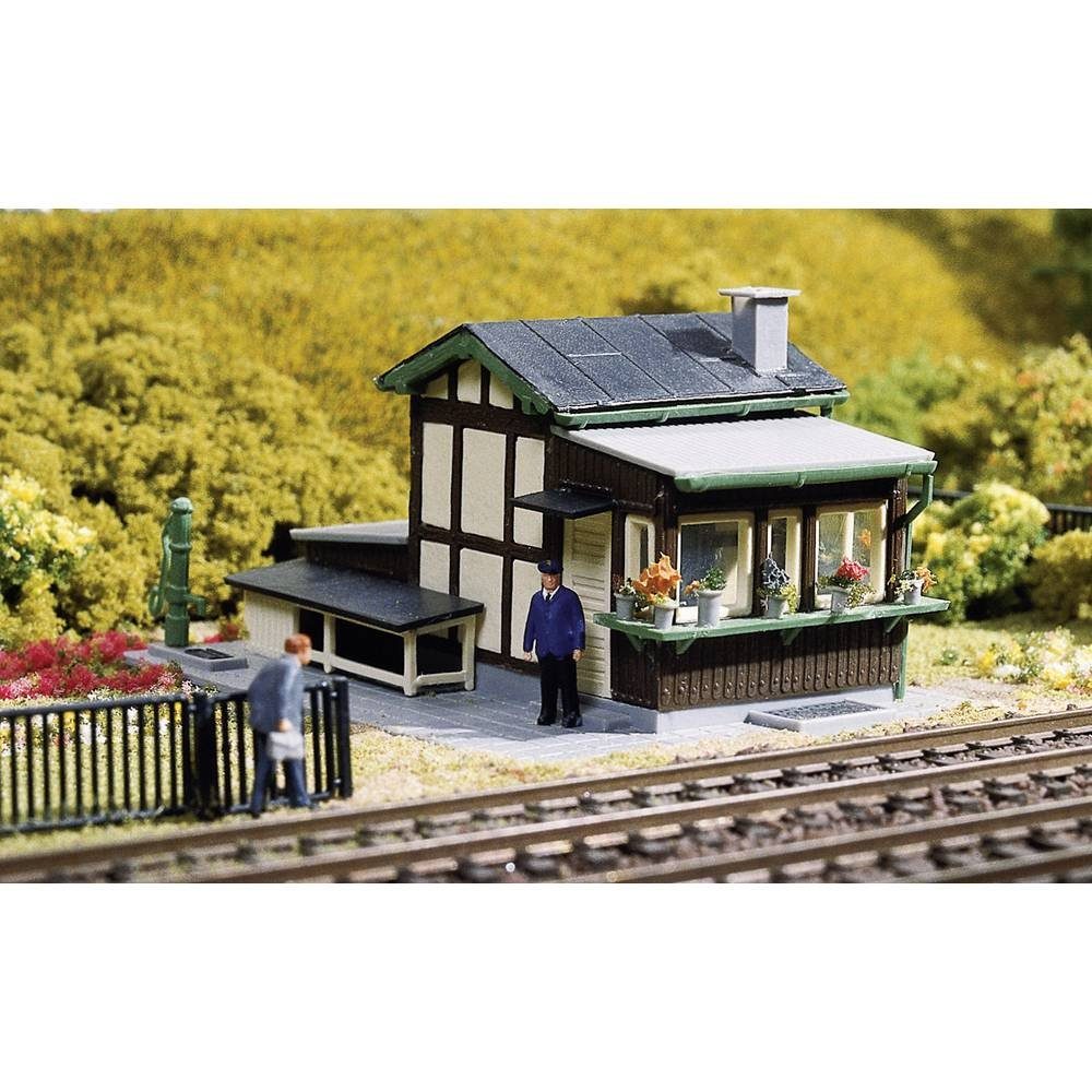 Modelleisenbahn-Set TT Schrankenwärterhaus