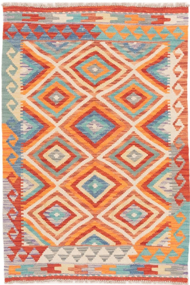 Orientteppich Kelim Afghan 85x123 Nain Orientteppich, Handgewebter Höhe: Trading, mm 3 rechteckig