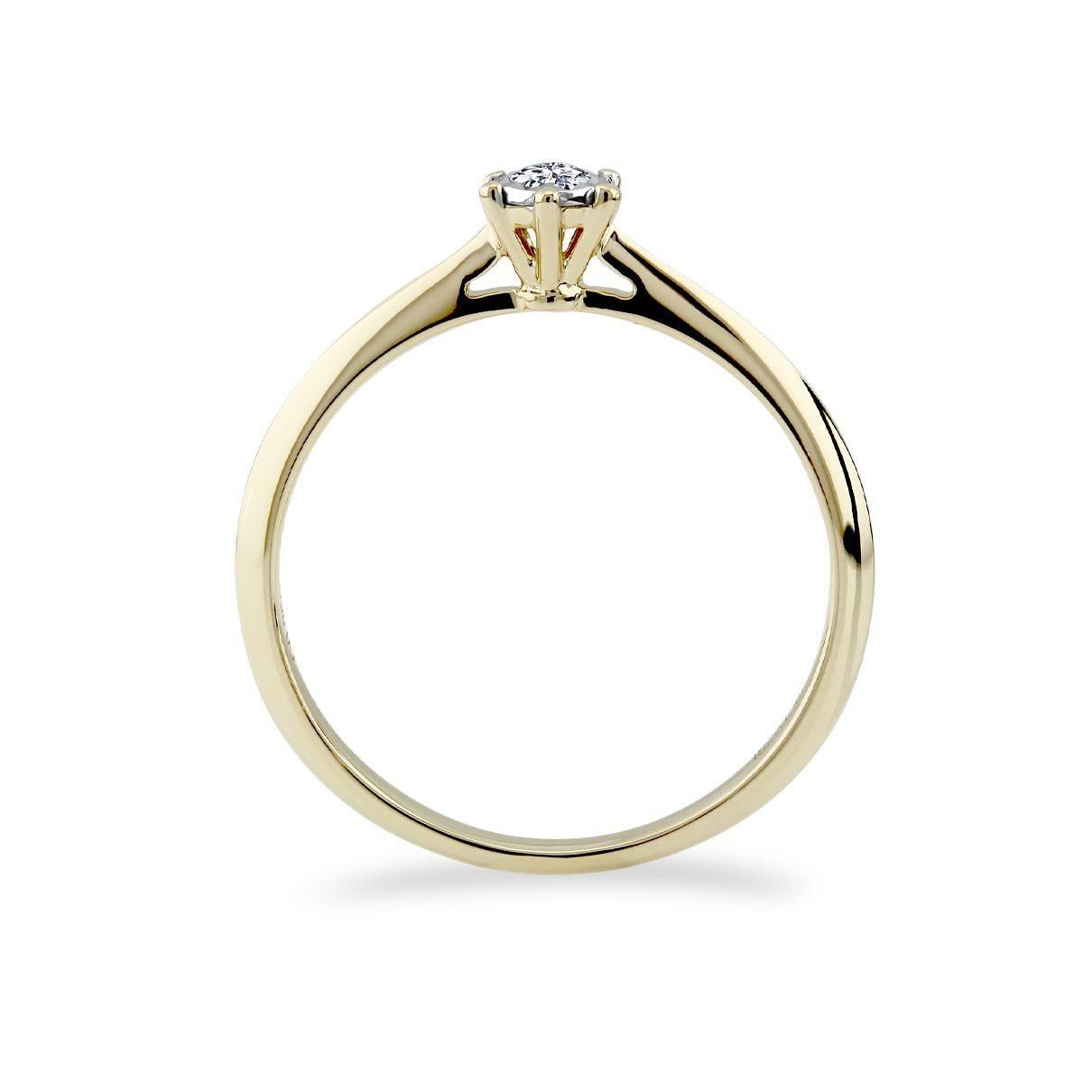 Adam & Eve Verlobungsring "AE22" Brillant Gelbgold oder Weißgold 0,06 ct. oder 0.12 ct (Brillantring), inklusive Echtheitszertifikat - Gravur möglich