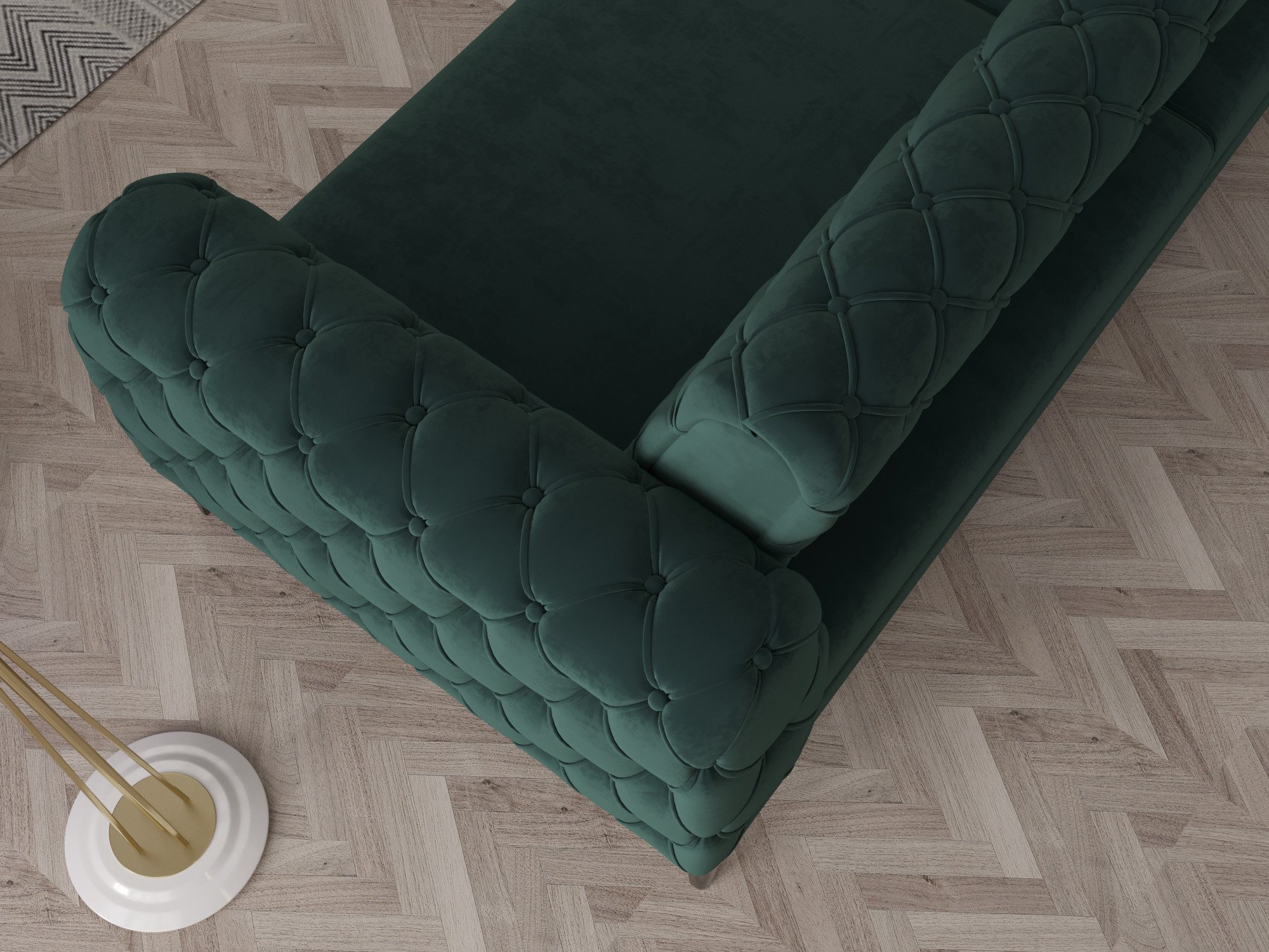 Möbeldreams Chesterfield-Sofa Sofa-Set Arizona Chesterfield Schlaffunktion günstig online kaufen