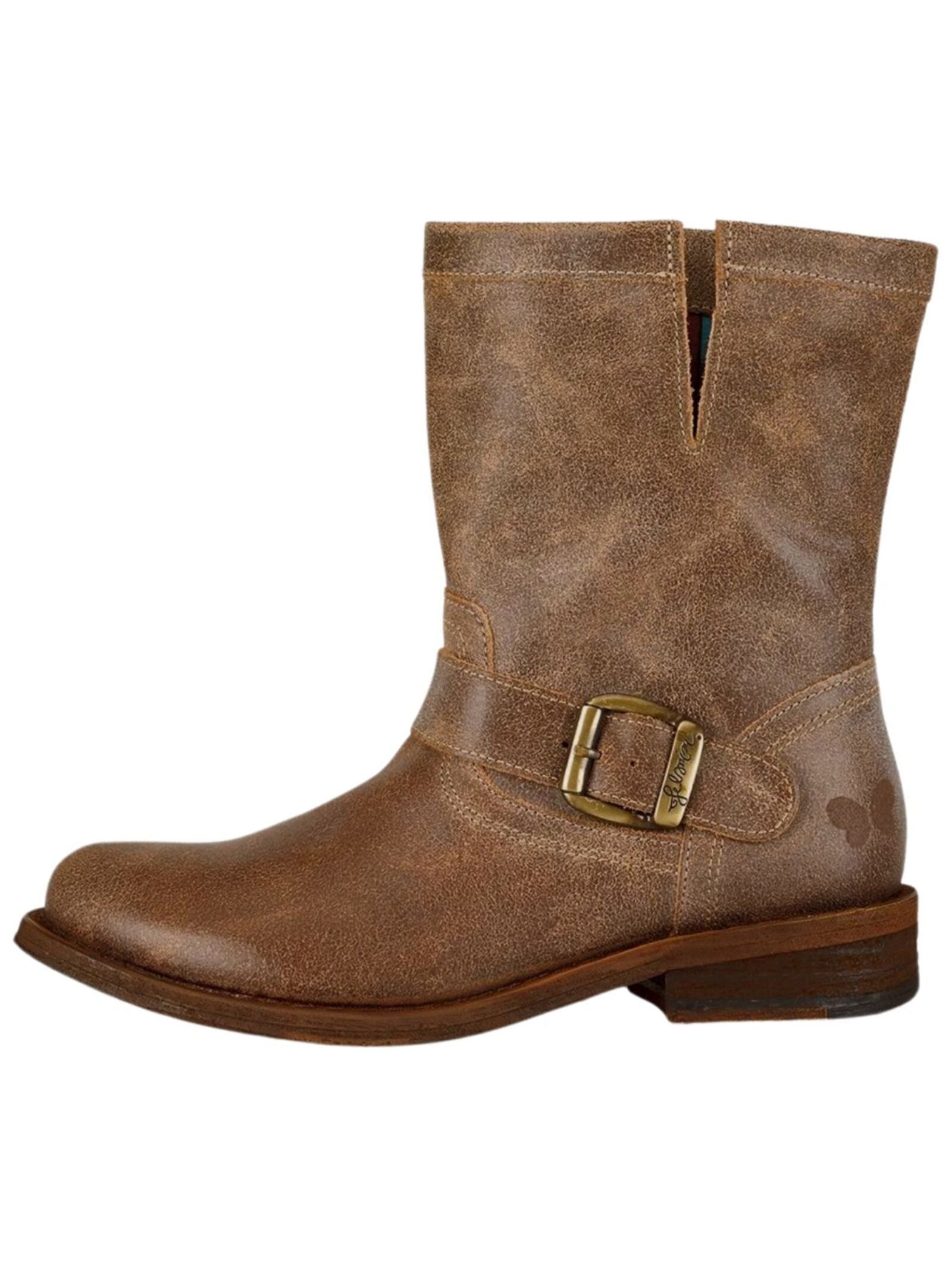 Felmini Stiefelette Leder . Cowboy Stiefelette günstig online kaufen