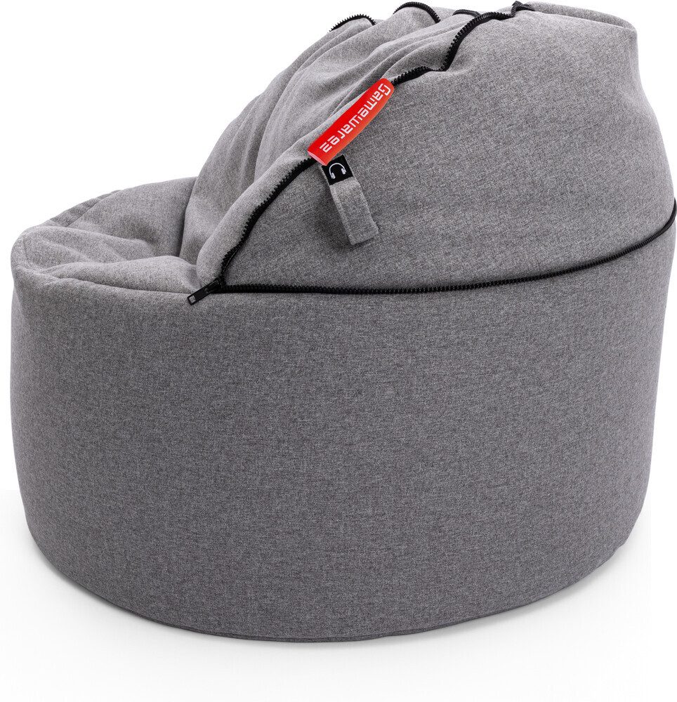 GAMEWAREZ Sitzsack grau