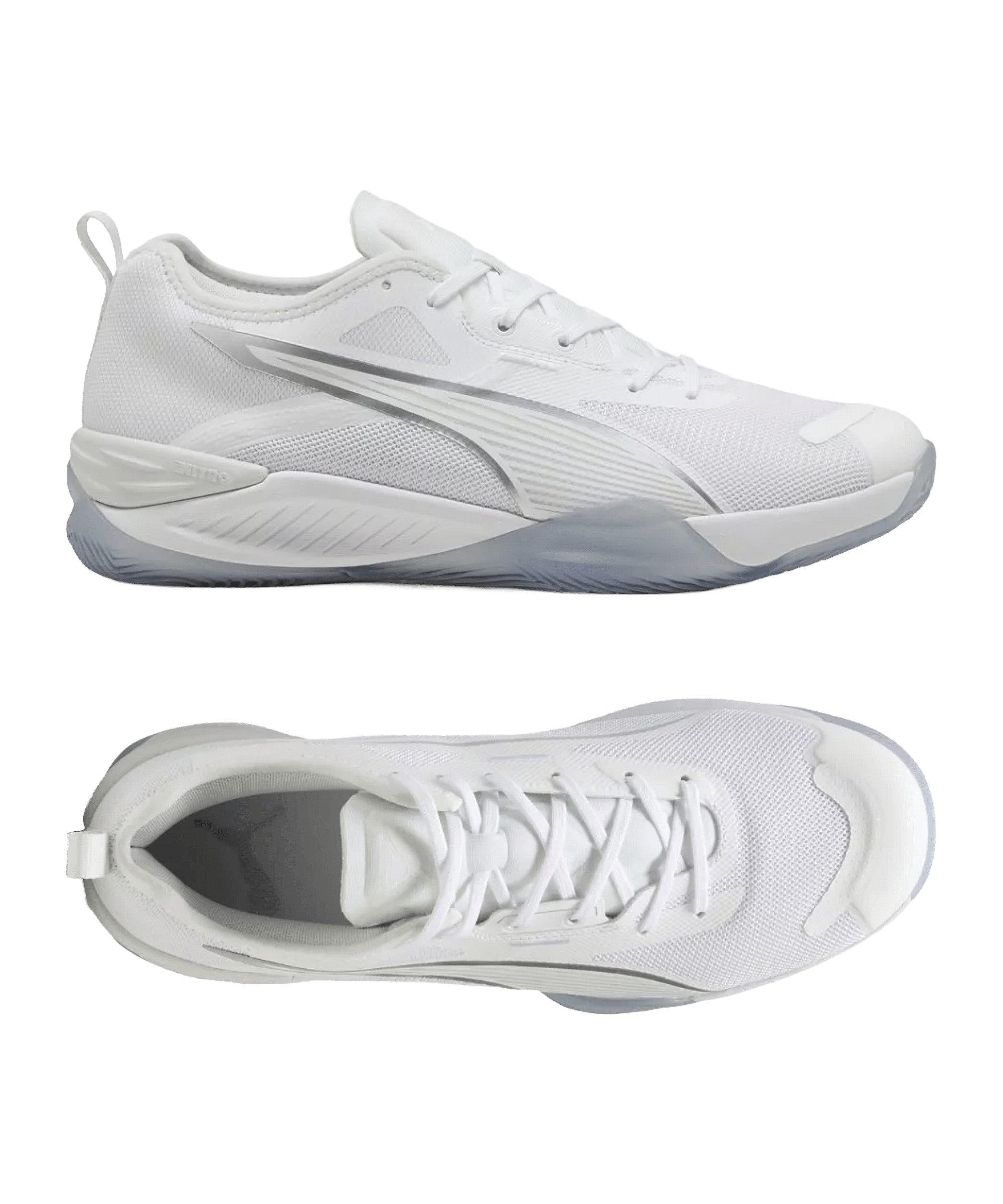 PUMA PUMA Eliminate NITRO 4 Weiß Unisex Hallenschuh
