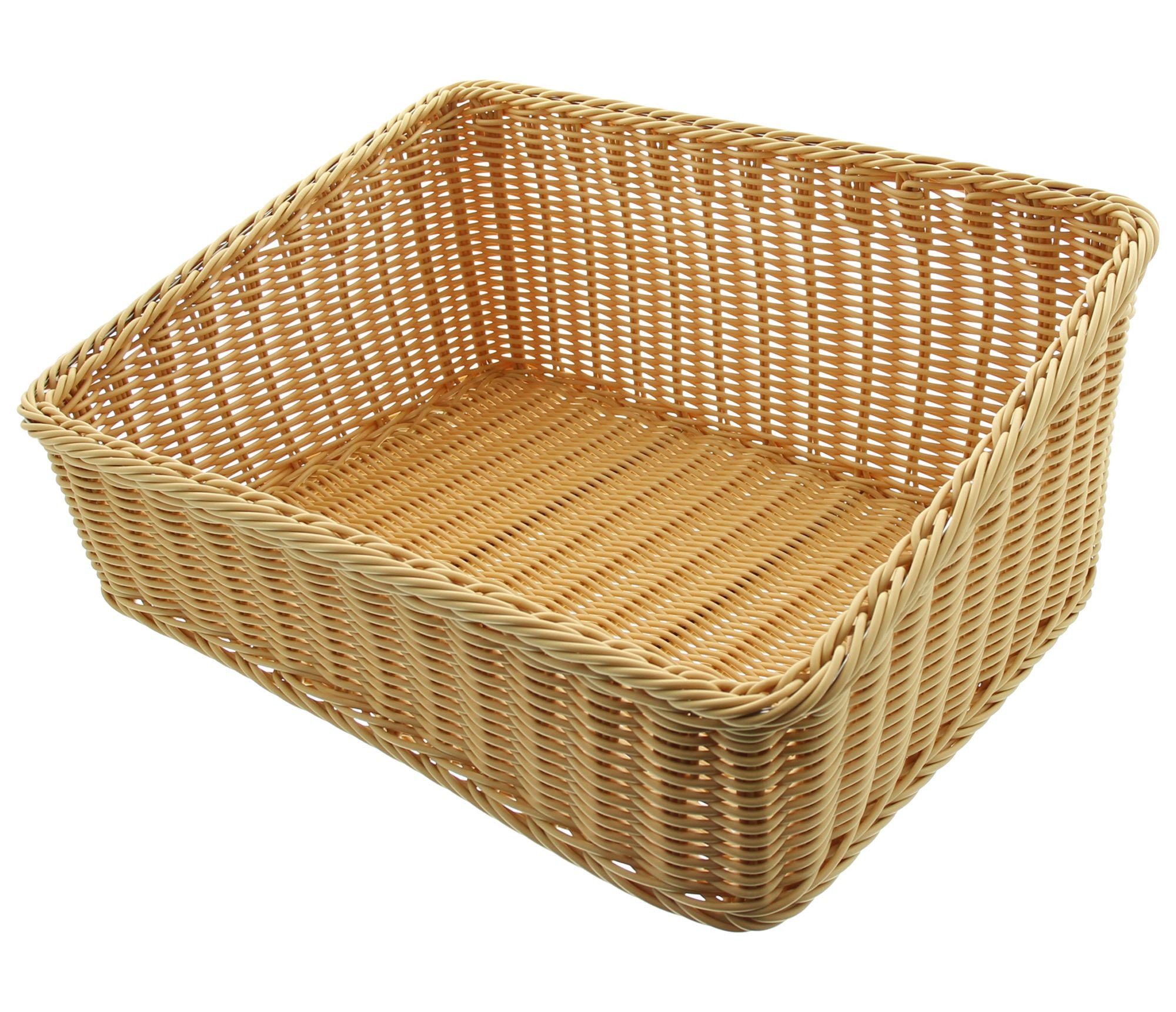 Dekoleidenschaft Regalkorb Auslagekorb aus Polyrattan, Schrankkorb, günstig online kaufen