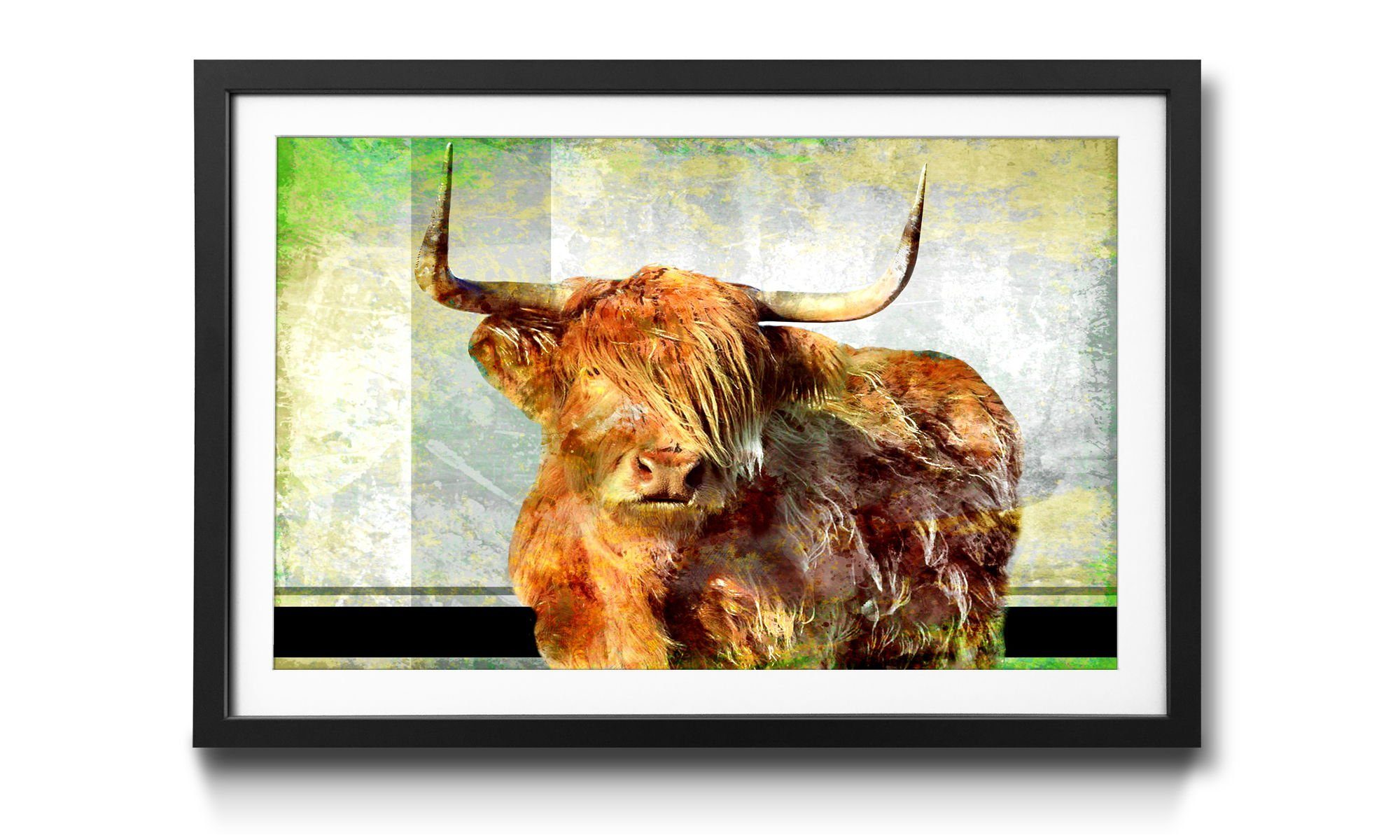 erhältlich 4 WandbilderXXL Kunstdruck Größen Toro, Stier, El Wandbild, in